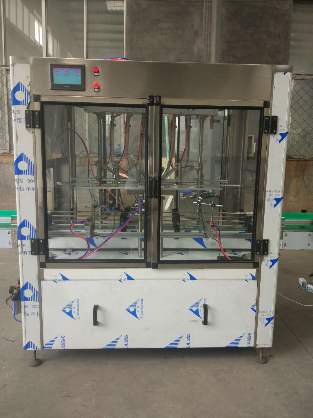 全自动直线葡萄酒灌装机